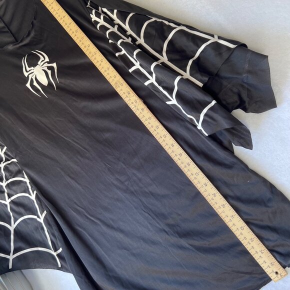 Black Spider Costume Dress Cosplay Halloween Outfit Size Adult M - Picture 6 of 8
